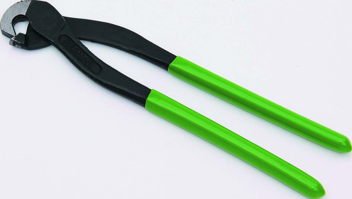 Fliesenlochzange Papageienschnabelzange Chrom-Vanadium-Stahl 200mm Hufa