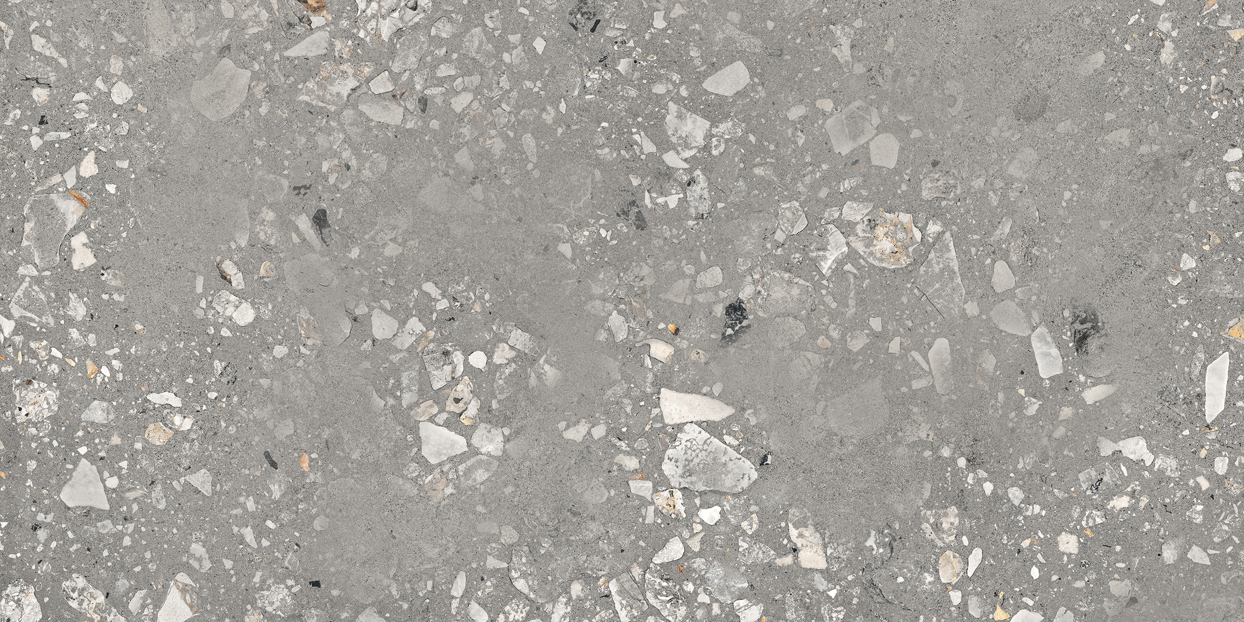 60x120 cm Fliese Terrazzo-Optik Logico Cosmo Grey Sant Agostino grau