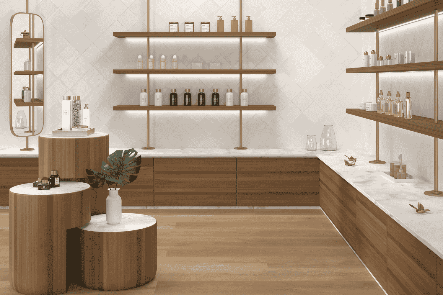 Zellige Wandfliese 15x15 cm "Marrakesh Glow Blanco" weiß matt