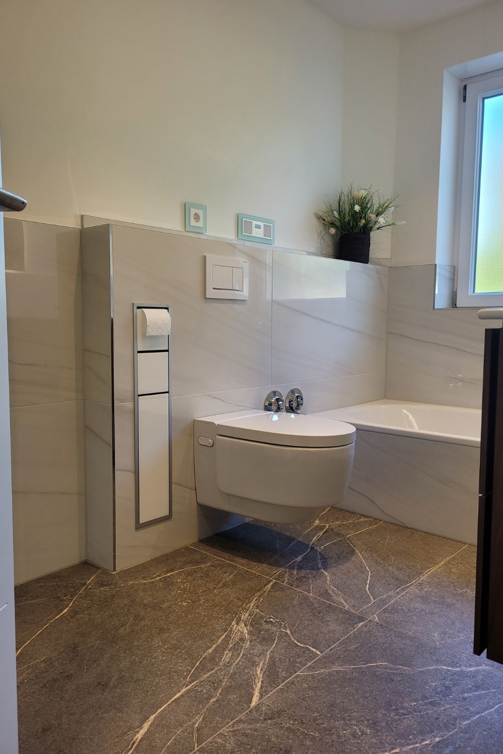 Fliese Speckstein-Optik braun matt Soap Stone Coffee Cercom