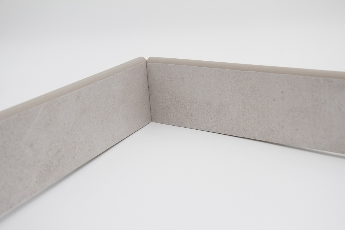 Fliesensockel Betonoptik 7x60 cm "Patch White" Ragno by Marazzi weiß