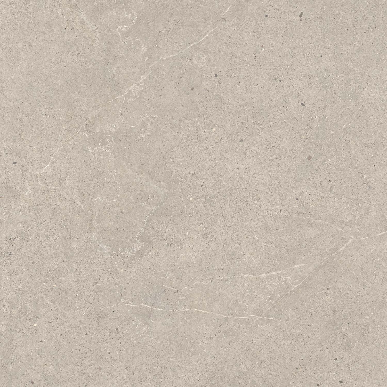 Fliese Kalkstein-Optik braun matt "Serenna Mud" Feinsteinzeug rektifiziert