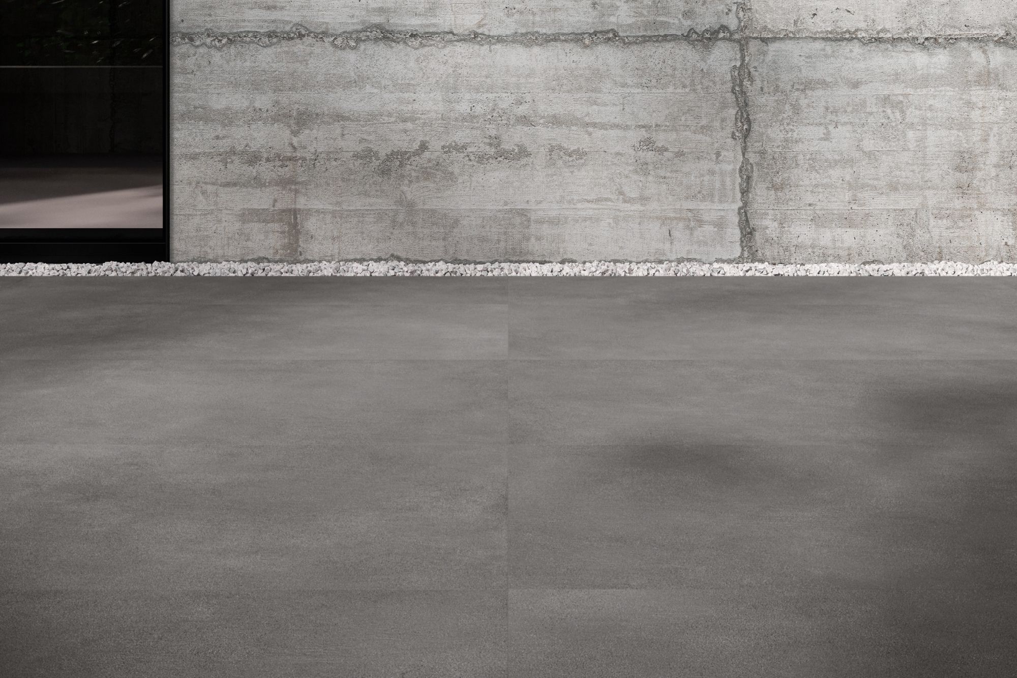 Fliese Betonoptik grau matt kalibriert Sable Grey Sant Agostino