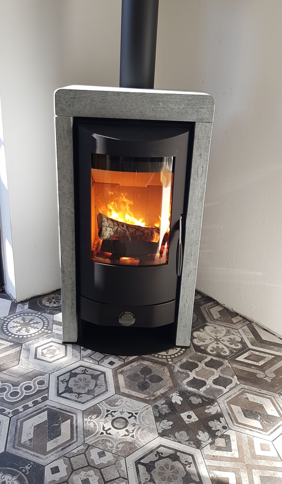 Fliese Sechseck Hexagon Dekor Retro Vintage Rustikal Miami Mix CIR zufällige Dekore