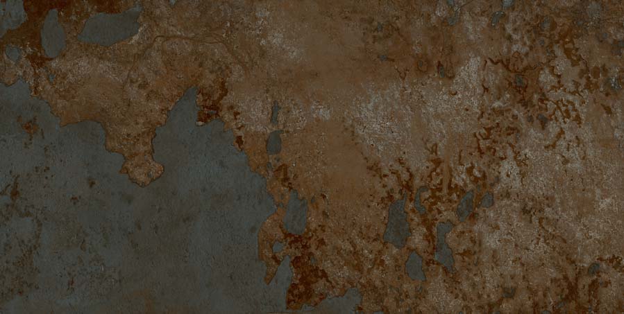 ABVERKAUF Fliese Steinoptik rustikal rot braun 60x120 cm "Bor Musgo" rektifiziert