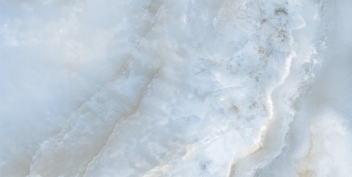 Fliese Achat-Optik grau-blau marmoriert glänzend poliert kalibriert Onix Pearl