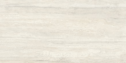 Fliese glamouröse Travertin-Steinoptik creme glänzend 90x180 cm "Invictus Ivory Krystal" rektifiziert