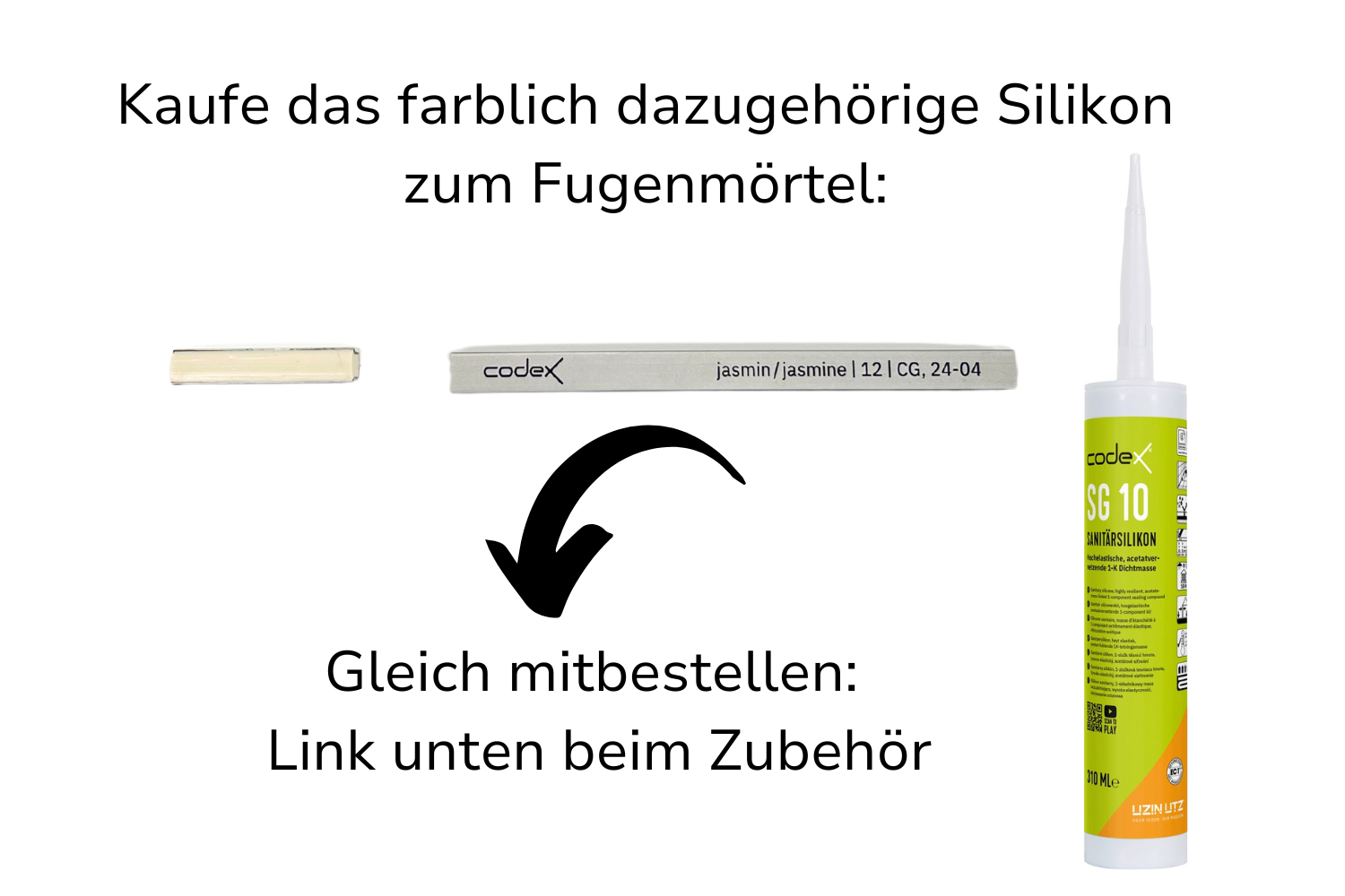 Fugenmörtel für Fliesen & Naturstein "Codex Brillant Cristal" jasmin | schnell erhärtend flexibel 5 kg