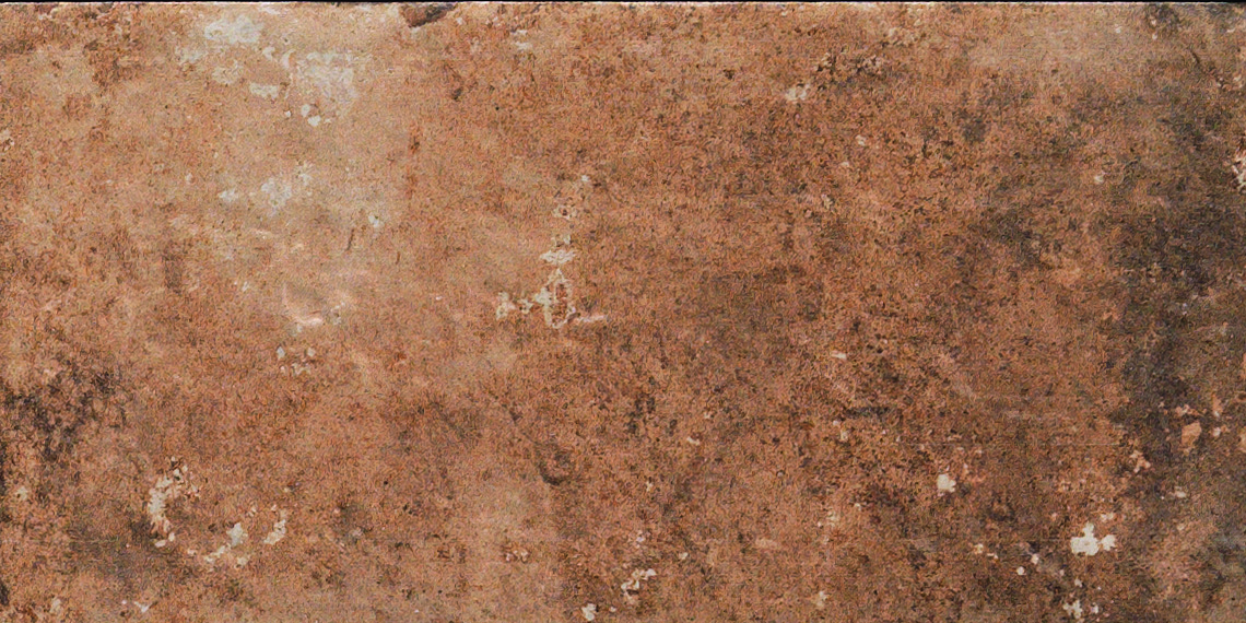 Fliese Vintage Retro rot braun Havana cohiba Cotto CIR Farbmischung nach Zufall