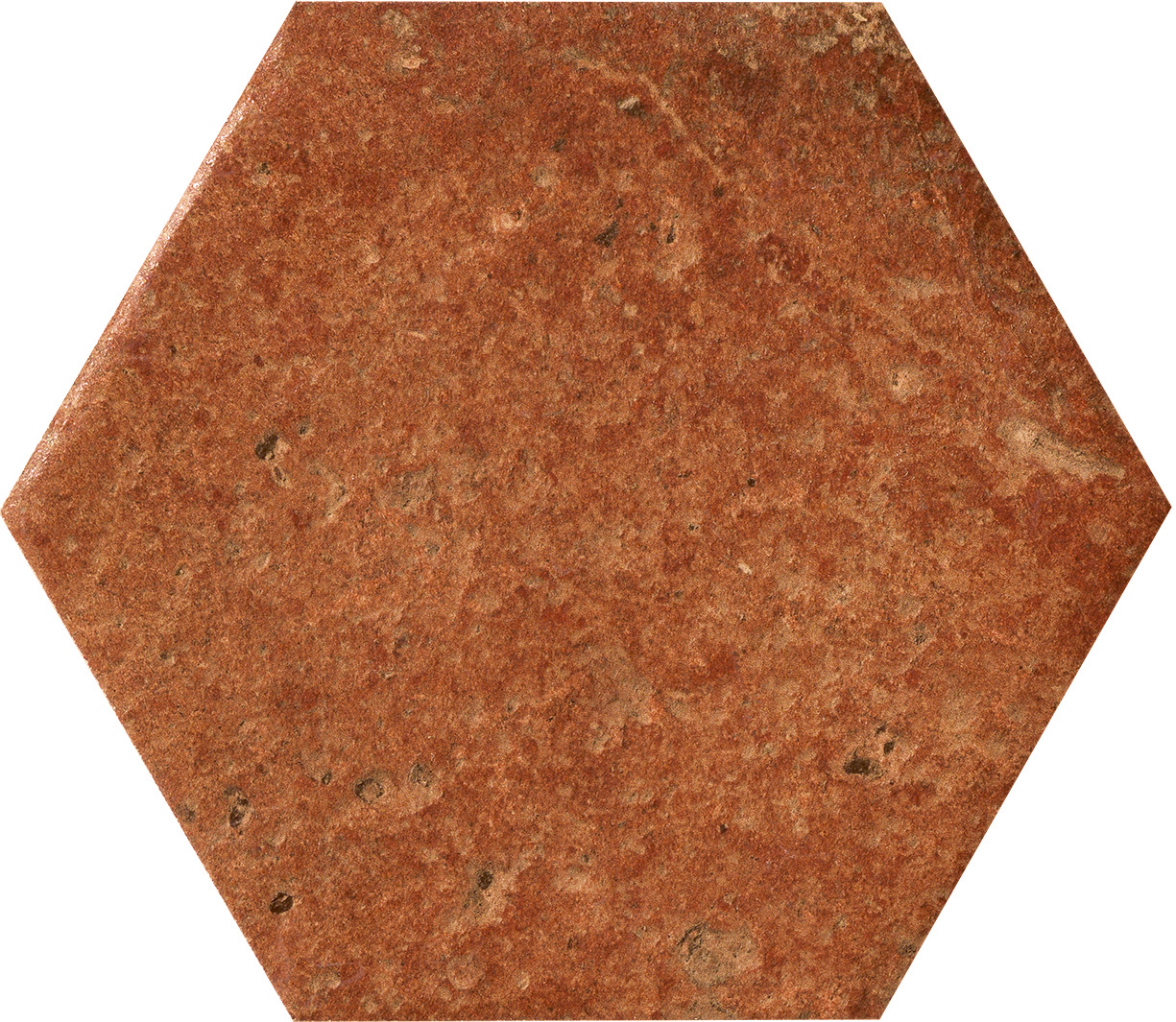 Hexagon Fliese Terracotta-Optik 15,8x18,3 cm "Cotto del Campiano Rosso Siena" CIR (Farbmischung nach Zufall)