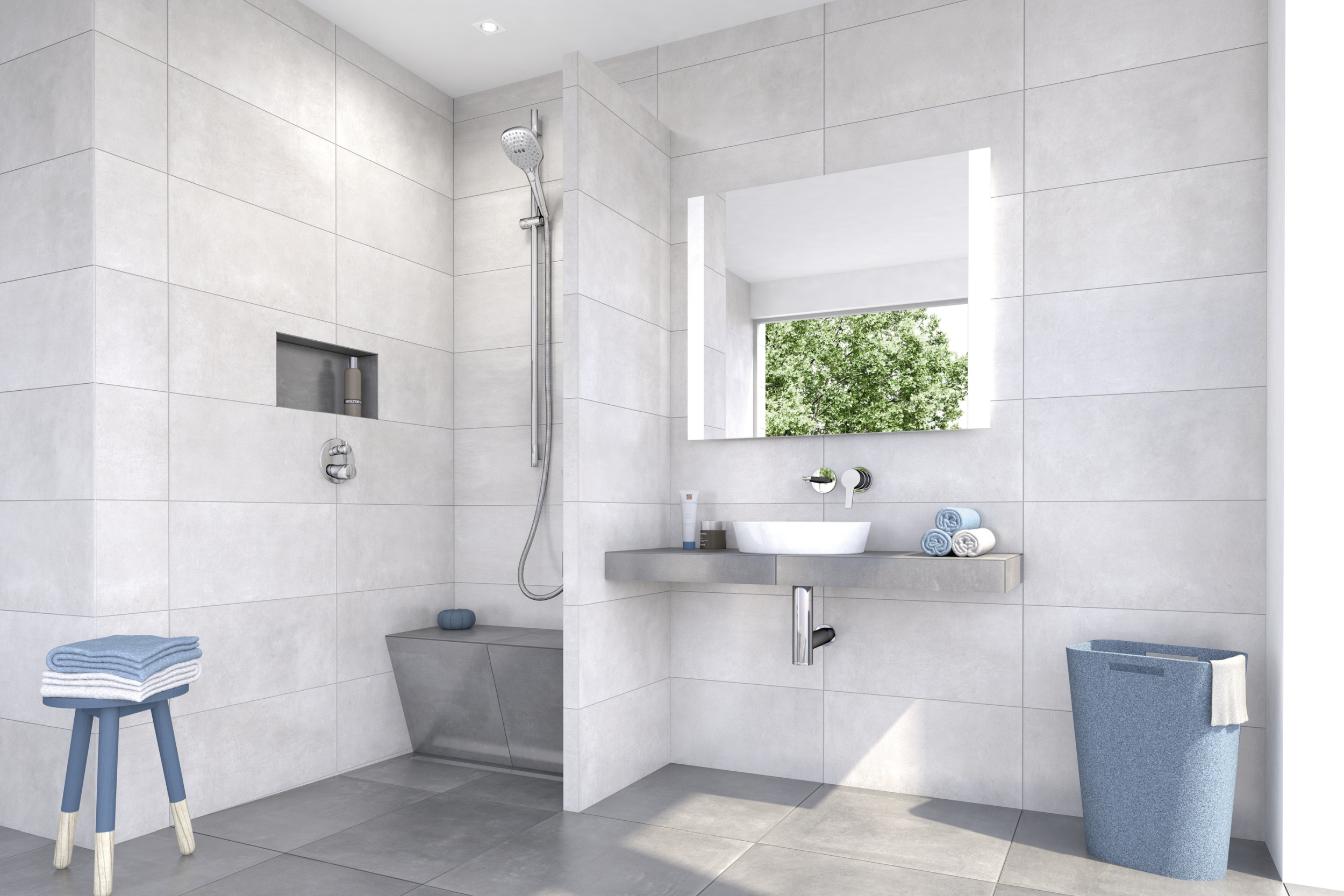 wedi Duschnische Trockenbau befliesbar Sanwell 20/40 Wandnische für Dusche