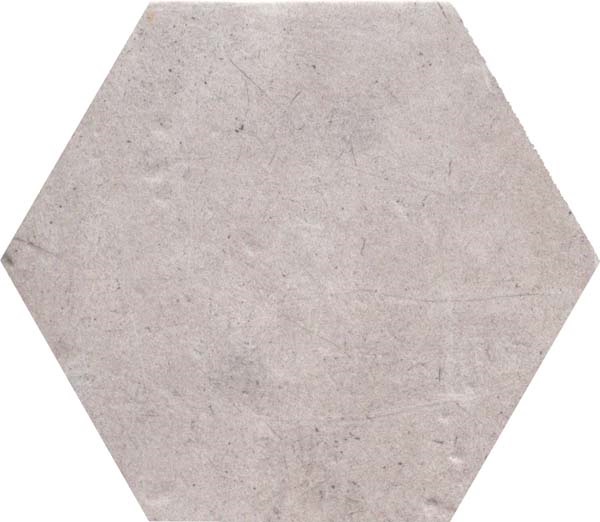 Fliese Sechseck Hexagon Vintage Rustikal grau 24x27,7cm "New Orleans Bourbon Street" CIR