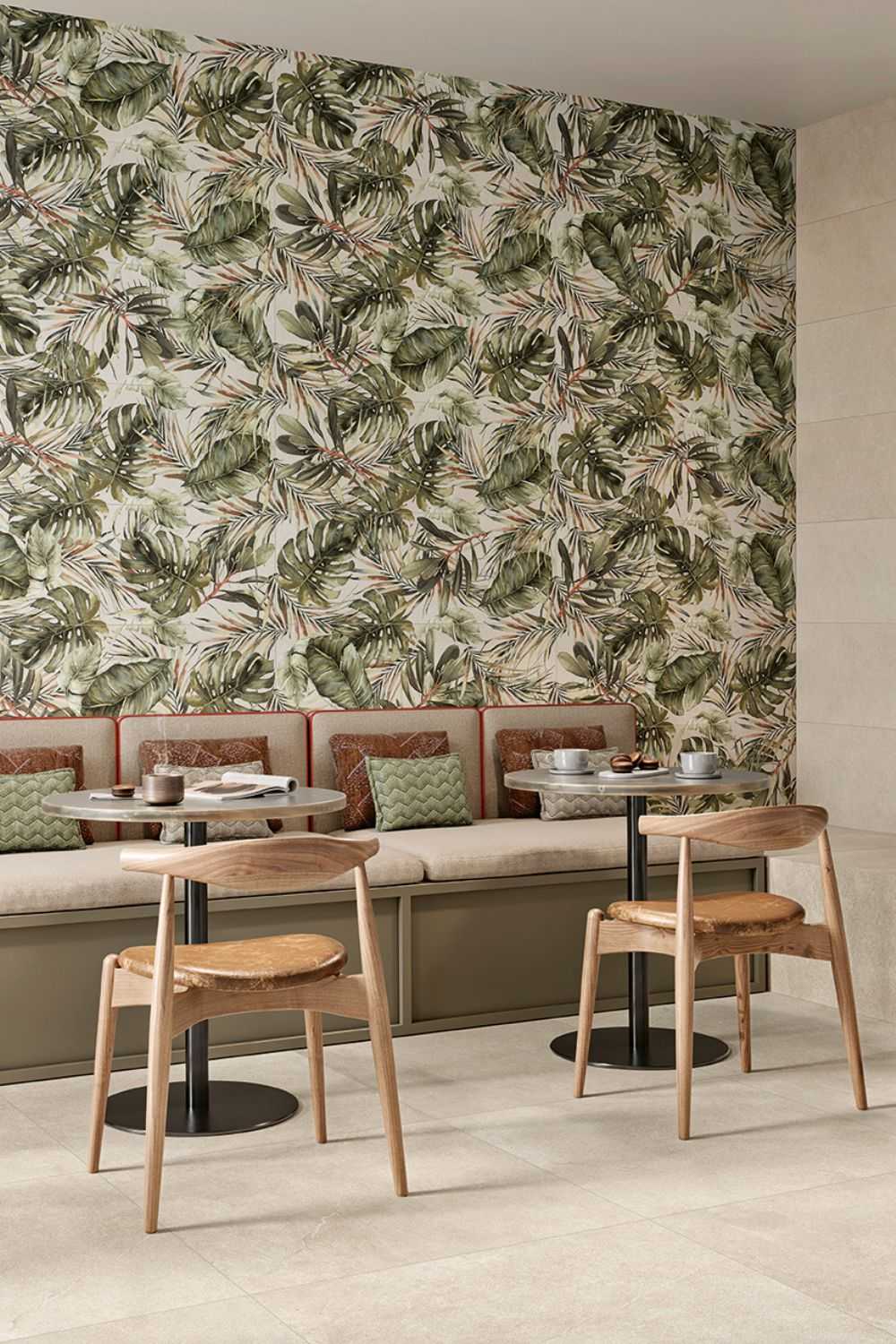 Wandfliese Exotische Pflanzen-Dekor grün Exotic Green
