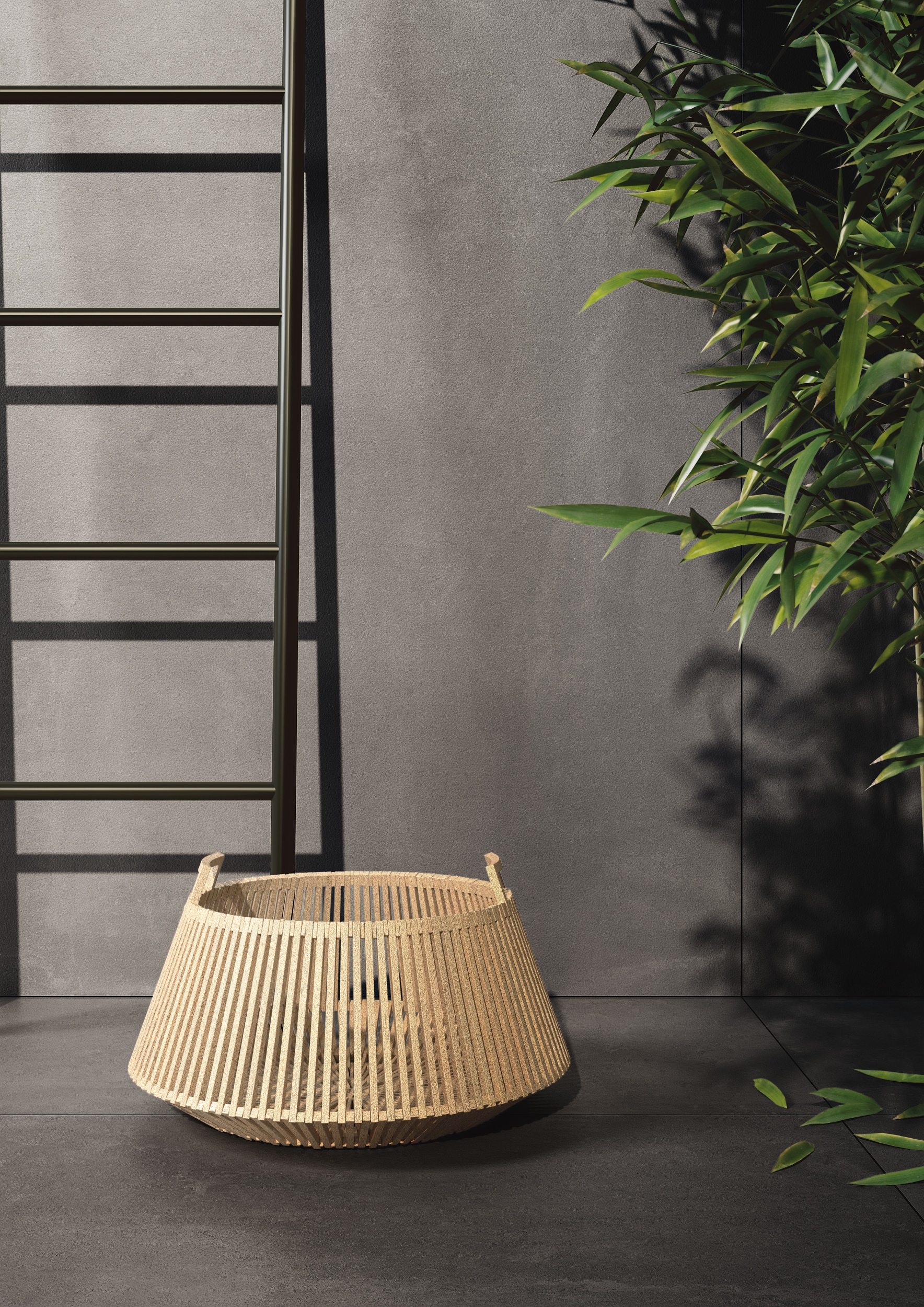 Fliese Betonoptik Imola Azuma Dark Grey Bodenfliesen Wandfliesen dunkelgrau grau