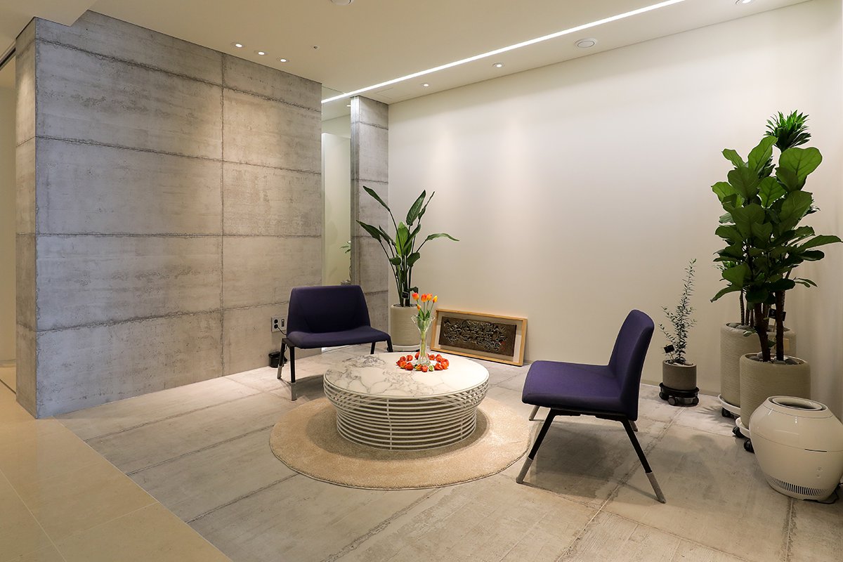 Fliese Sichtbeton Betonoptik Großformat grau zementgrau Form Cement Sant Agostino