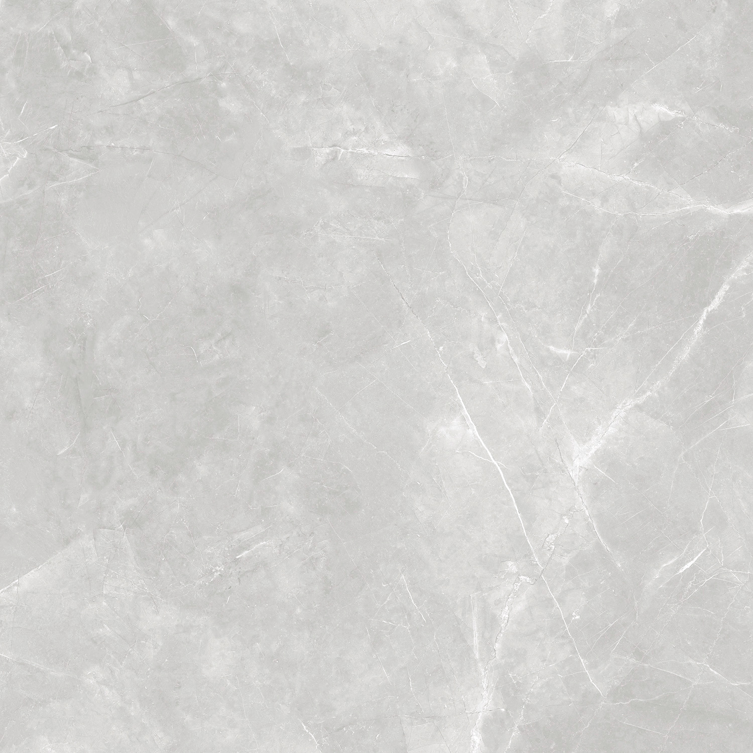 Fliese Steinoptik hellgrau poliert "Magda Perla" Feinsteinzeug rektifiziert