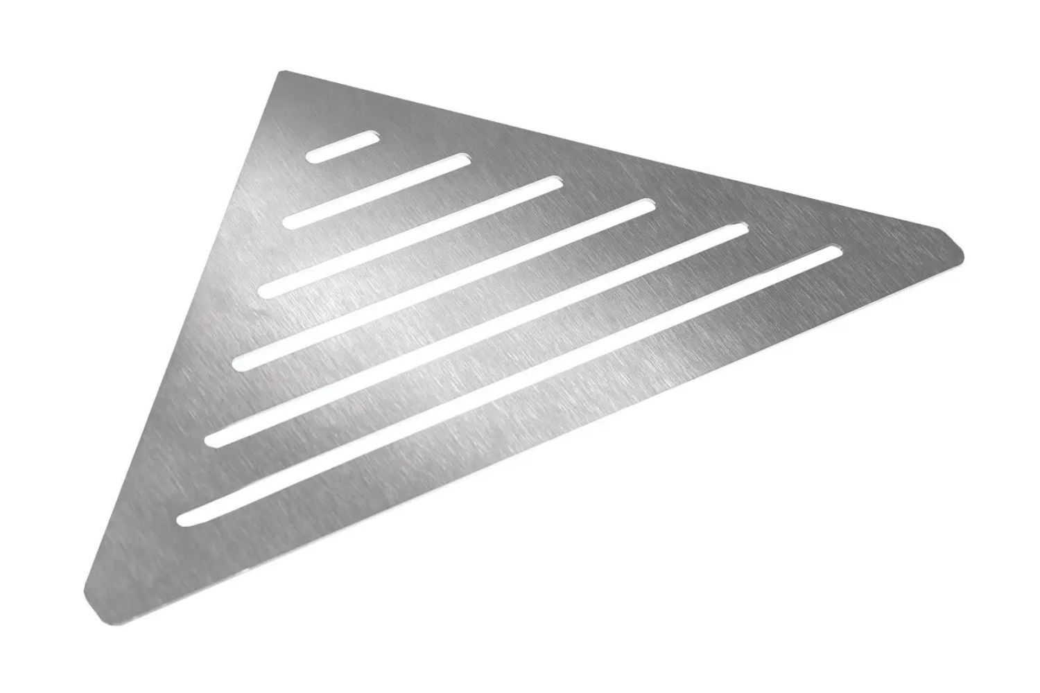 Dural Duschablage Edelstahl 28x20 cm | nachträglich einbaubar, rostfrei & pflegeleicht | elegante Eckablage für Dusche & Bad