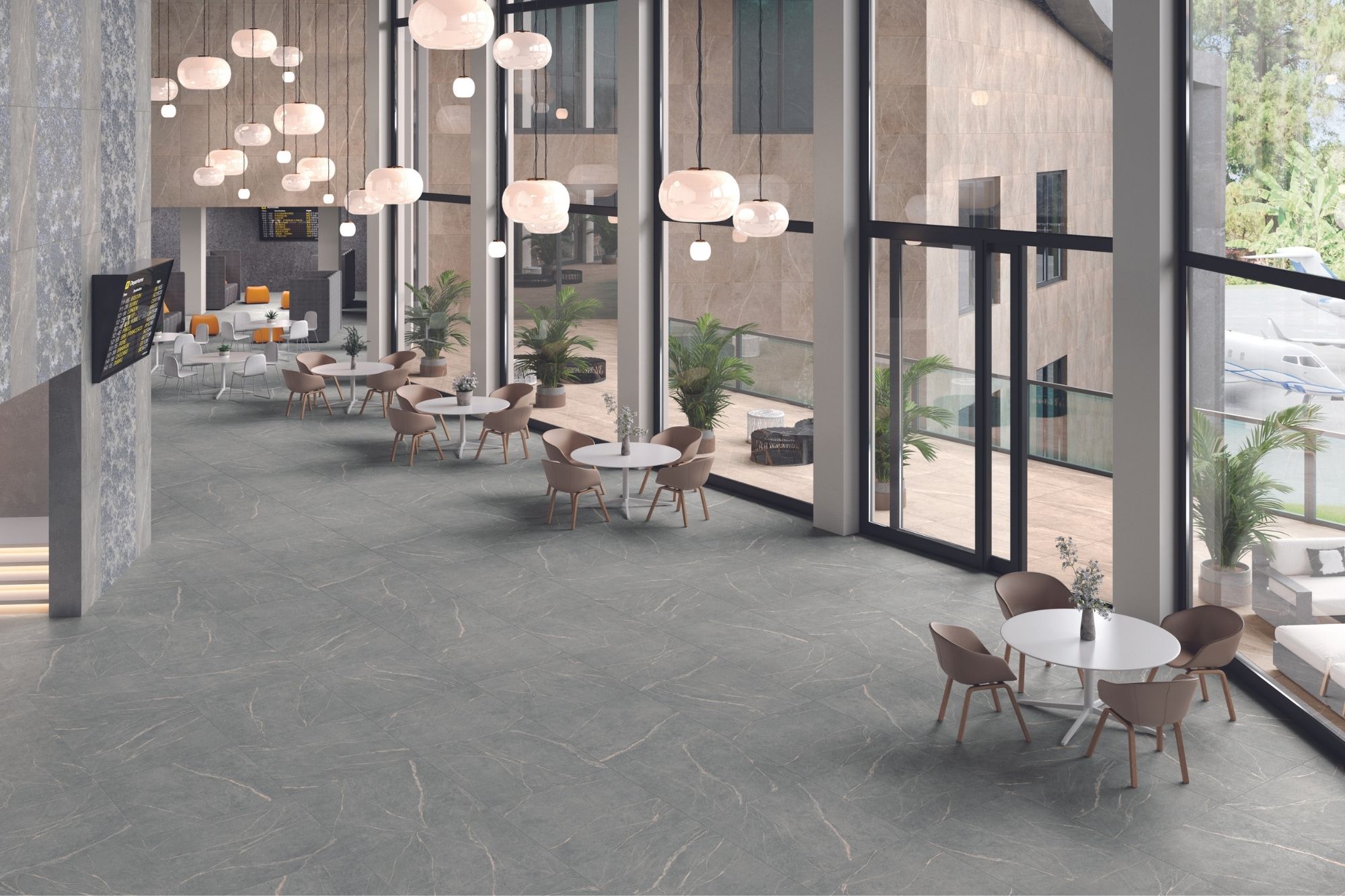 Fliese Speckstein-Optik grau matt Soap Stone Grey Cercom