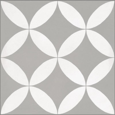 Fliese Patchwork Dekor Zementoptik grau Contrasti Grigio Decoro Mix Ragno by Marazzi