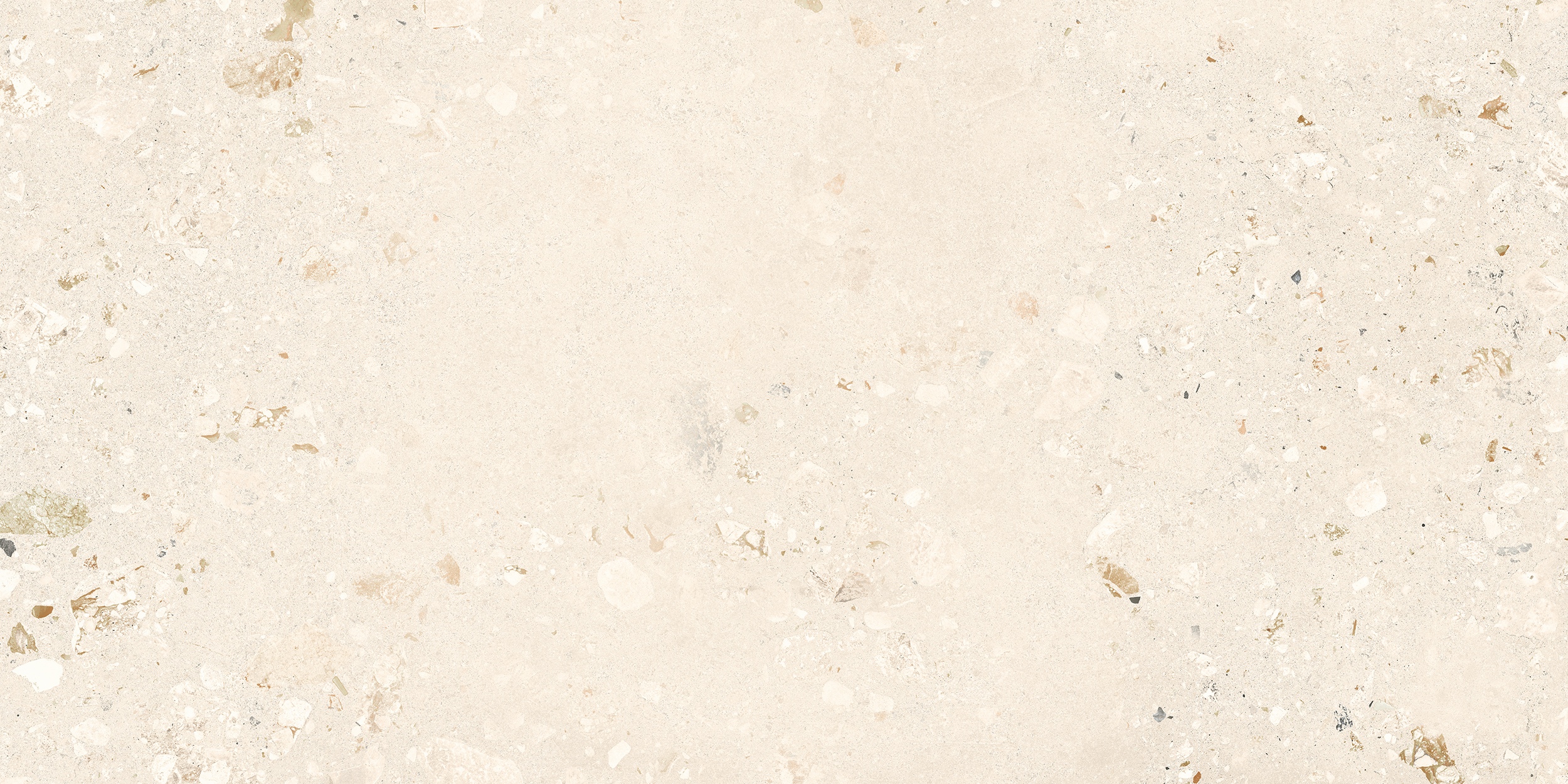 60x120 cm Fliese Terrazzo-Optik Logico Cosmo Light Sant Agostino creme elfenbein