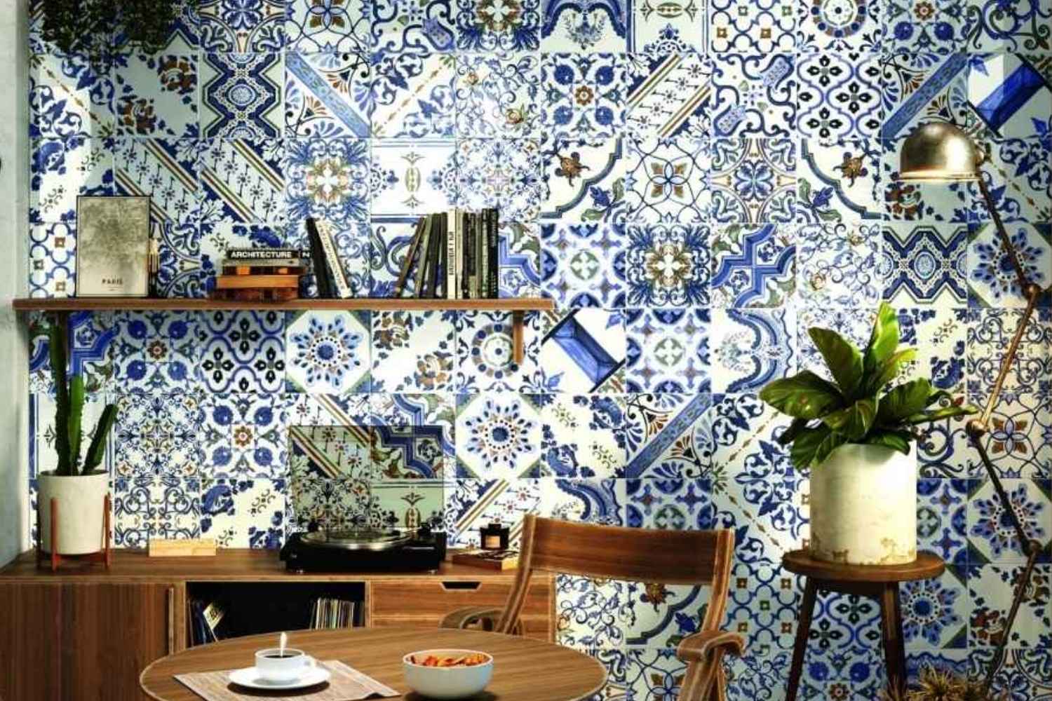 RESTPOSTEN Wandfliese Vintage Dekor 25x25 cm "Galana" | 24 verschiedene Dekore nach Zufall