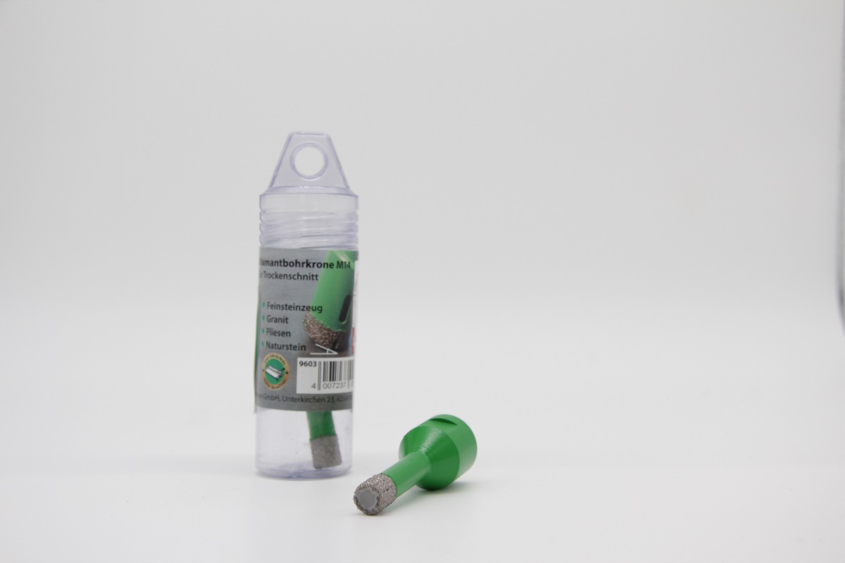 Bohrkrone 10mm für Fliesen, Feinsteinzeug, Naturstein & Granit Lochbohrer