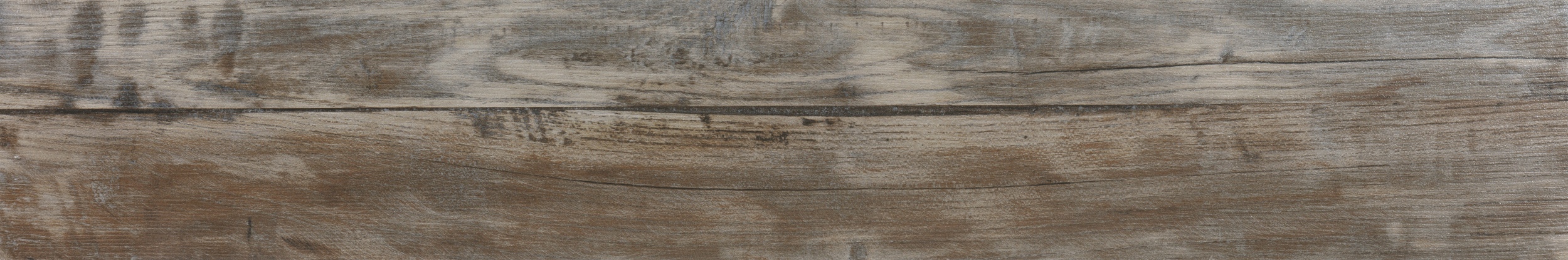 Bodenfliese Vintage Holzoptik Firewood Warm rustikal gealtert 20x120 cm Fliese grau-braun