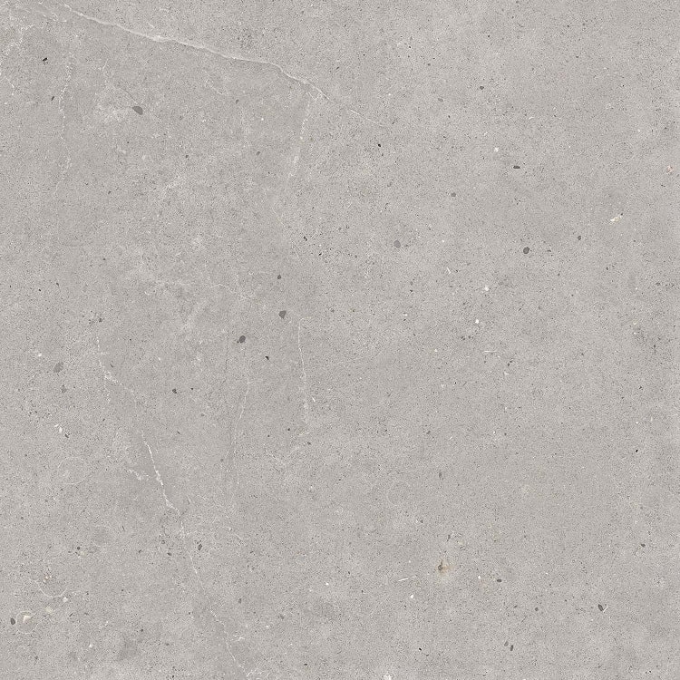 Fliese Kalkstein-Optik grau matt "Serenna Grey" Feinsteinzeug rektifiziert