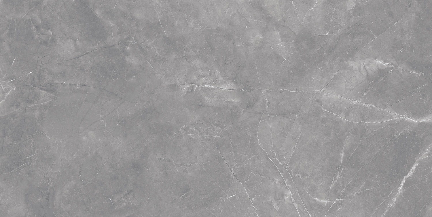 Fliese Steinoptik grau poliert "Magda Gris" Feinsteinzeug rektifiziert