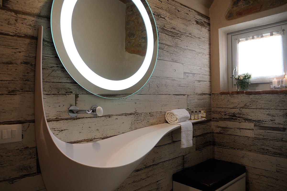 Fliese Holzoptik Vintage weiß-beige Blendart Natural Sant Agostino