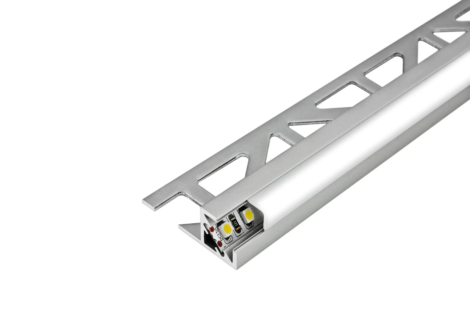 Dural LED-Eckprofil SQLAE Squareline-LED Kantenprofil LED-Profil silber eloxiert