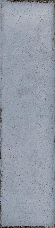 Fliese unregelmäßige Oberfläche 5x20 cm "Tetris Artic" grau-blau glänzend