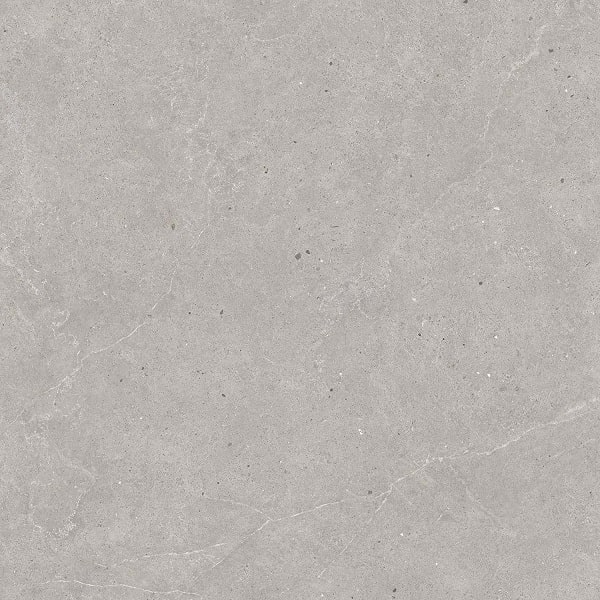 Fliese Kalkstein-Optik grau matt "Serenna Grey" Feinsteinzeug rektifiziert