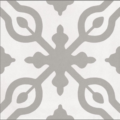 Fliese Patchwork Dekor Zementoptik grau Contrasti Grigio Decoro Mix Ragno by Marazzi