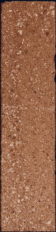 Fliese unregelmäßige Oberfläche 5x20 cm "Tetris Block Cotto" braun matt