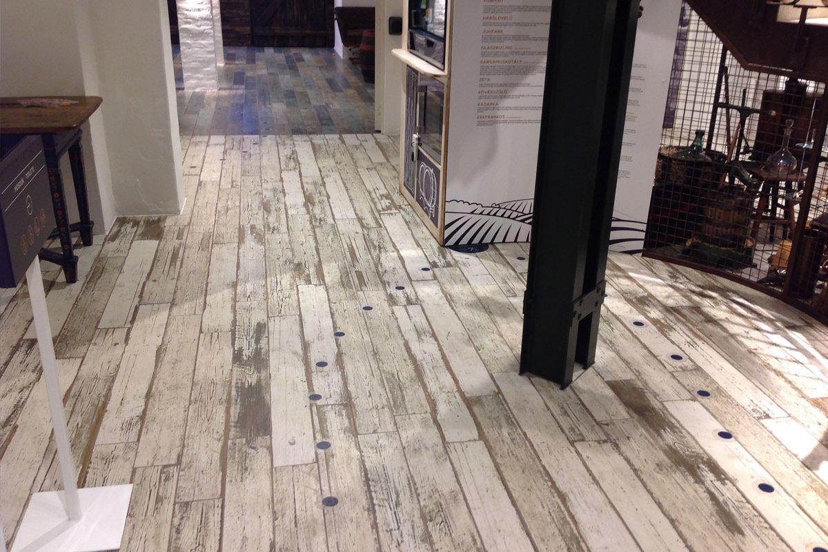 Fliese Holzoptik Vintage weiß-beige Blendart Natural Sant Agostino