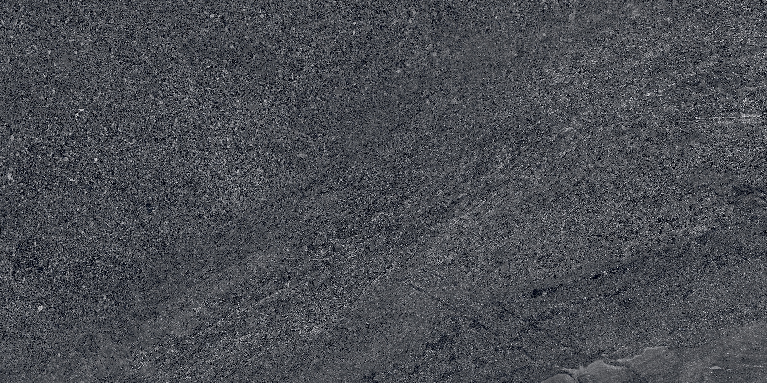 30x60 cm Fliese Natursteinoptik Sant Agostino Bergstone Black Steinoptik dunkelgrau schwarz