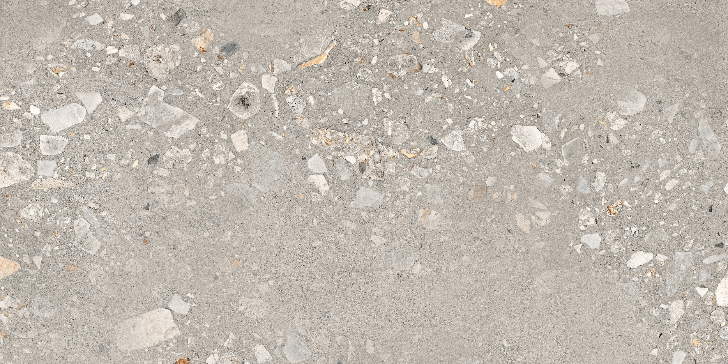 60x120 cm Fliese Terrazzo-Optik Logico Cosmo Cement Sant Agostino grau-braun