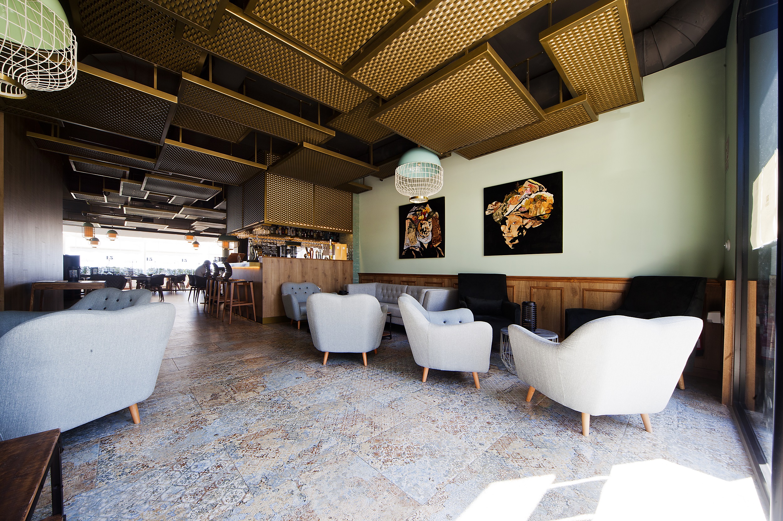 Fliese Ornamente Dekor Vintage Teppichoptik Carpet Vestige natural auch bekannt als Caresanablot