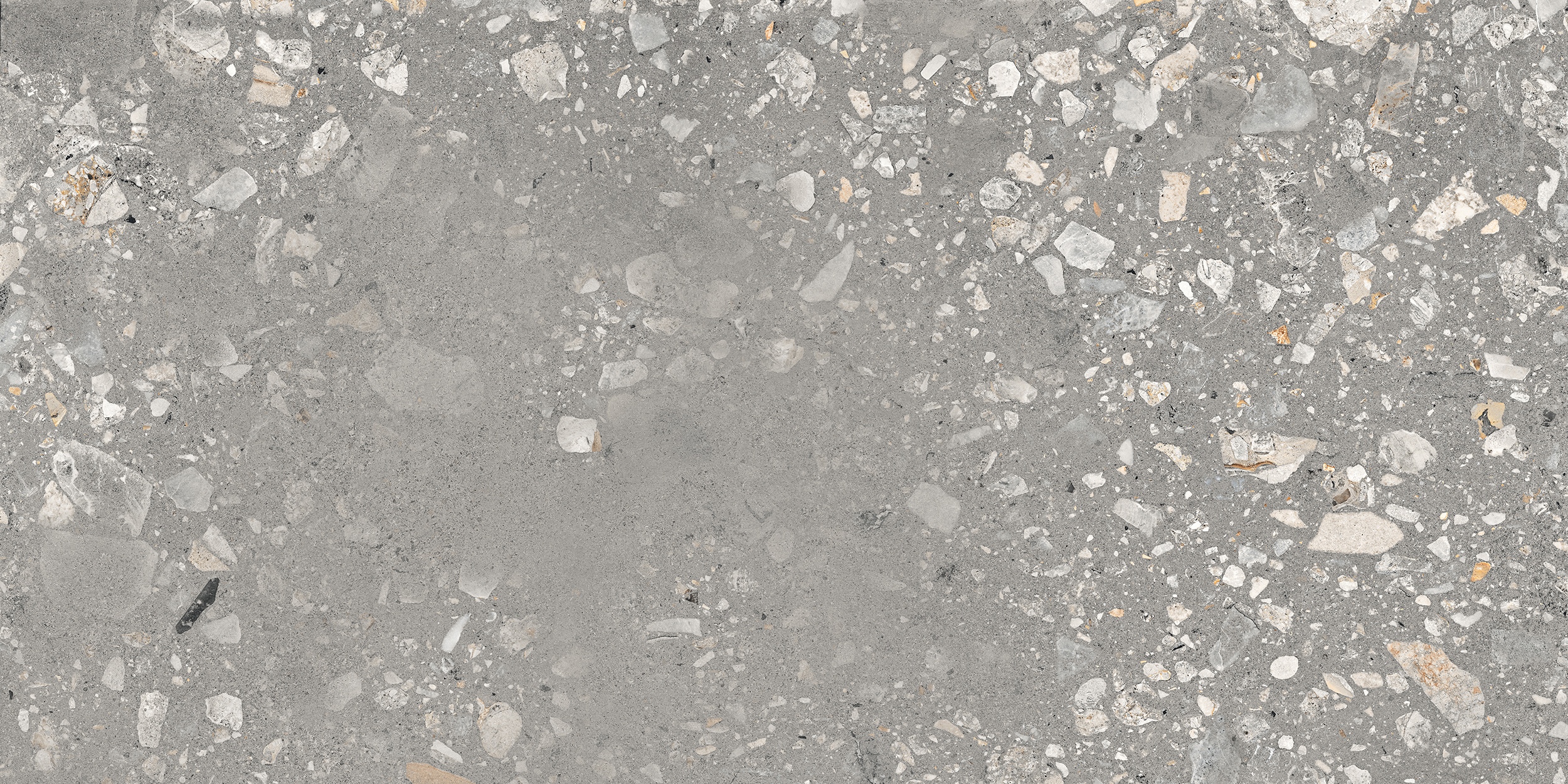 60x120 cm Fliese Terrazzo-Optik Logico Cosmo Grey Sant Agostino grau