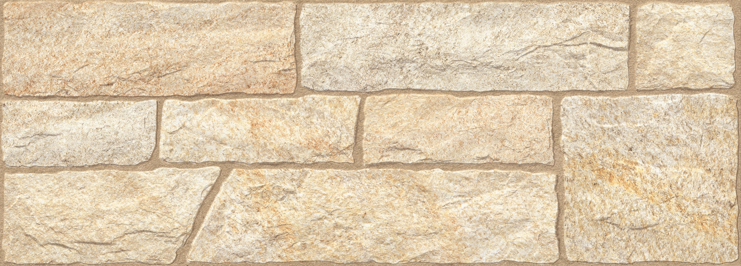 Verblender Fliese Natursteinoptik Amazonia Sand 32x89 cm Wandverkleidung Steinoptik für innen & außen