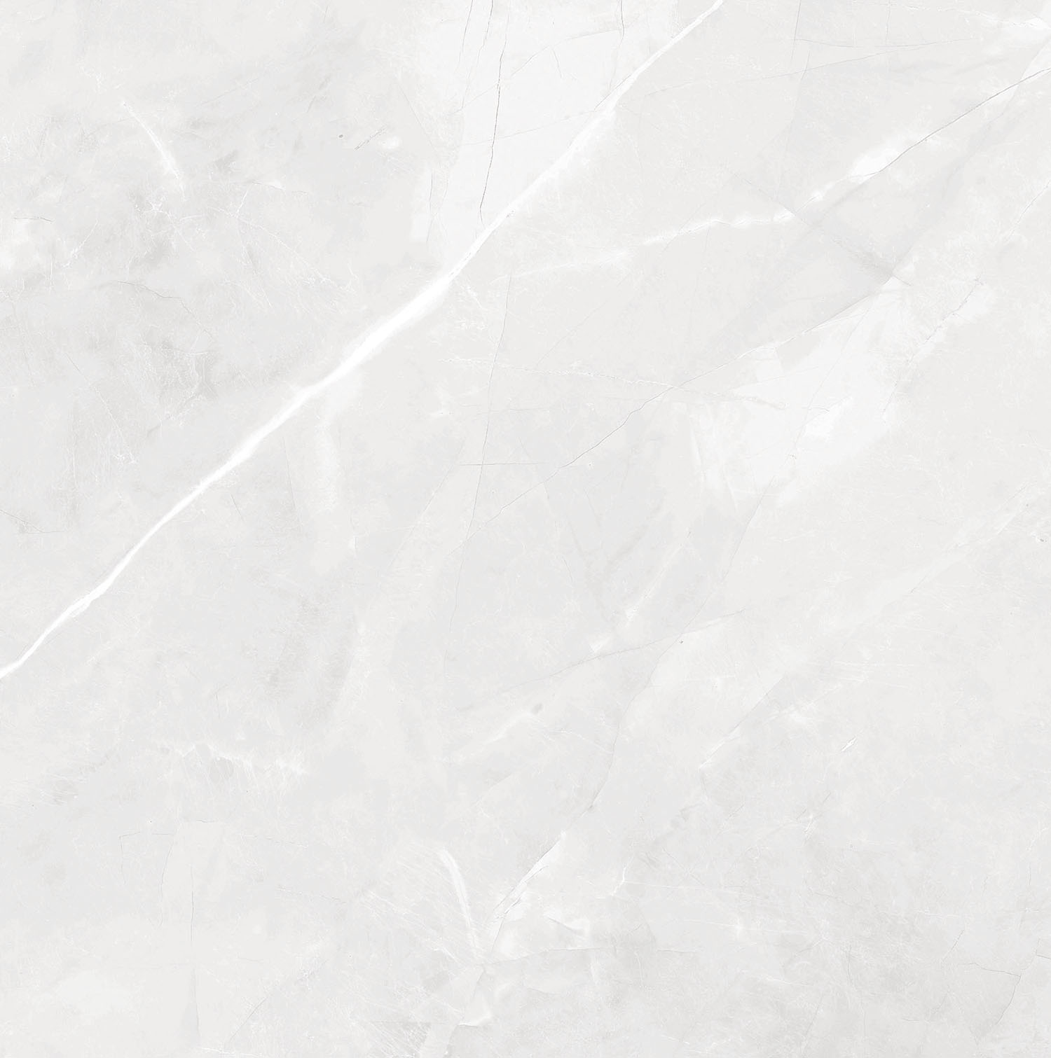 Fliese Steinoptik weiß poliert "Magda Blanco" Feinsteinzeug rektifiziert