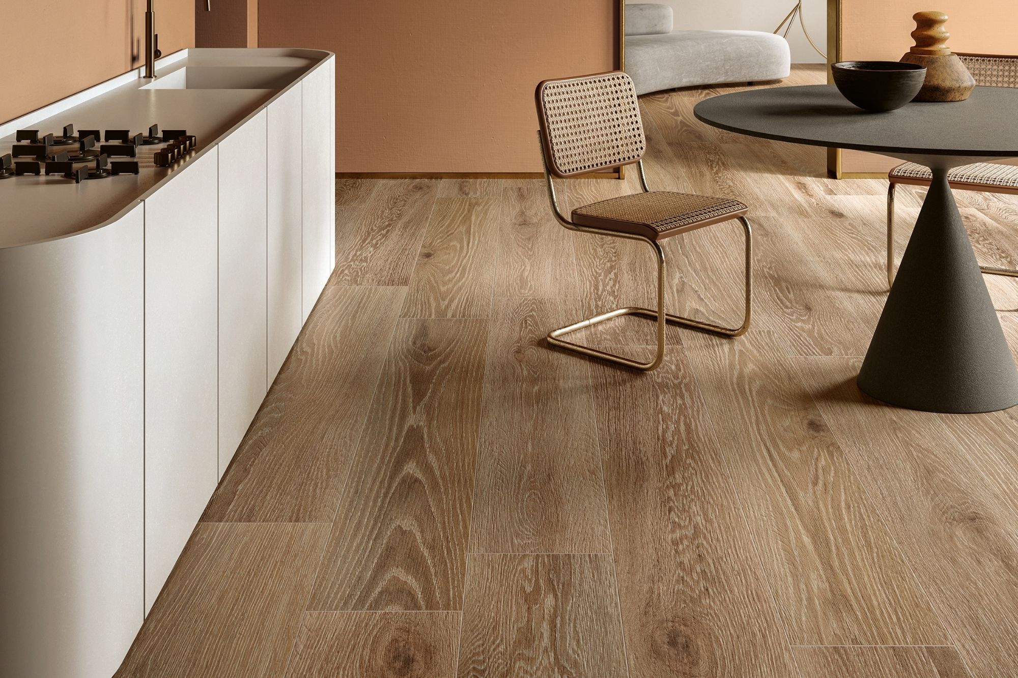 Fliese Holzoptik Eiche modern "I Roveri Rovere Decape" rektifiziert