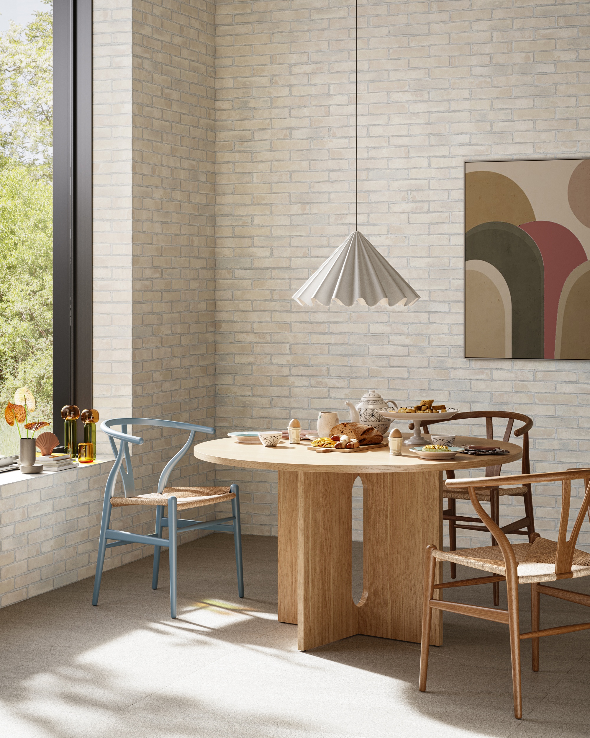 Wandfliesen Klinker Riemchen Ziegeloptik Bit Cream Sant Agostino elfenbein creme Verblender für Küche