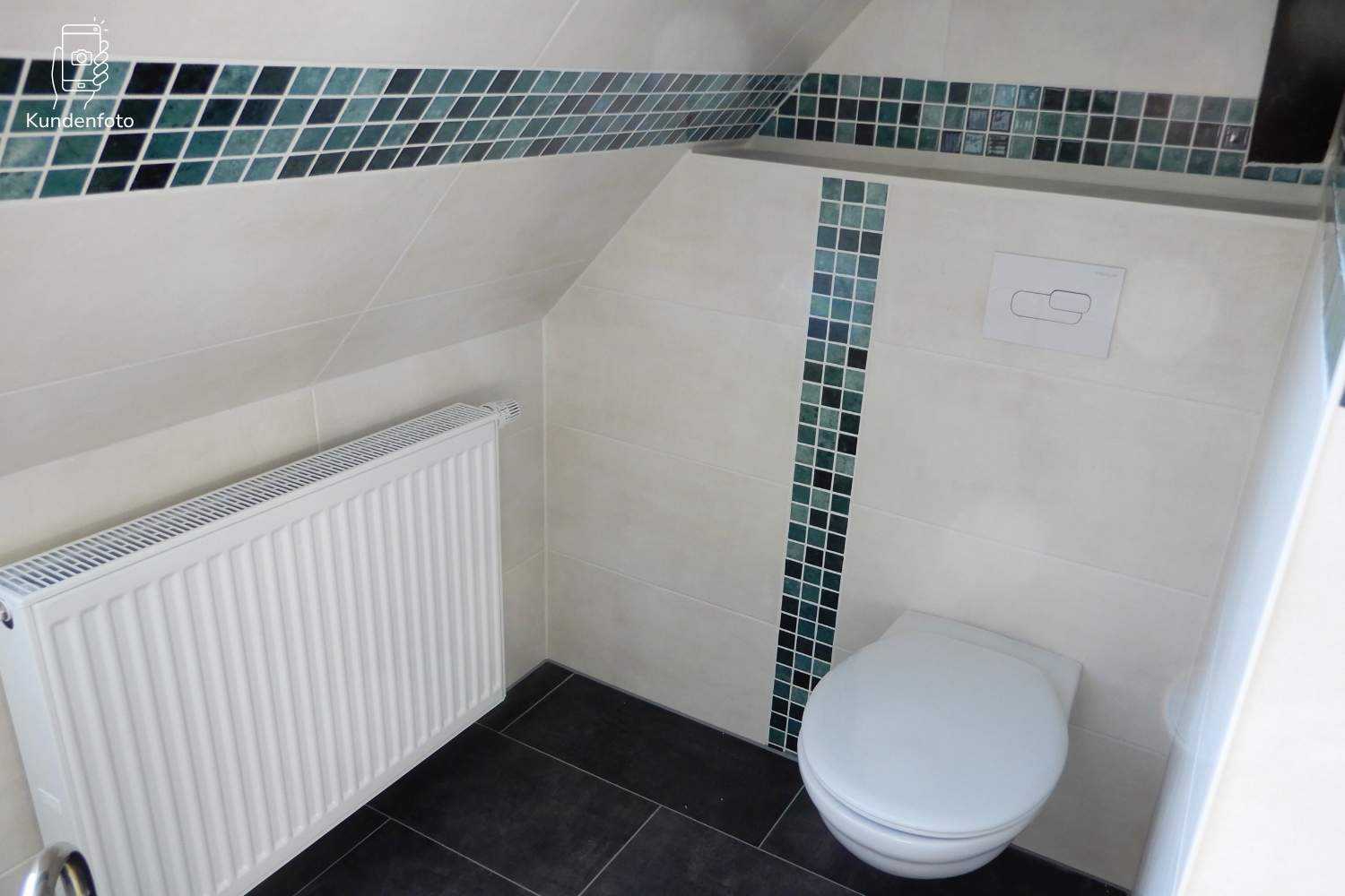 Mosaikfliesen Glas Eco Royal blau glänzend 31,6x31,6 cm Achat-Steinoptik verschiedene Blautöne