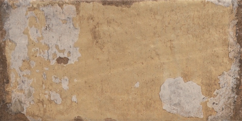 Fliese Vintage Retro gelb Havana Tropicana Giallo CIR Farbmischung nach Zufall