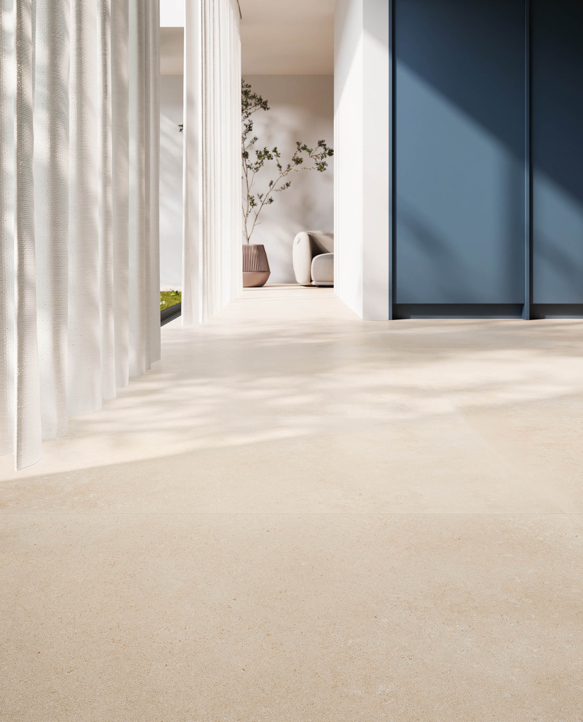 Fliese Steinoptik Unionstone 2 Olimpia Avorio Sant Agostino Natursteinoptik sand beige