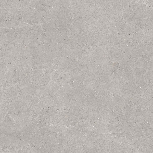 Fliese Kalkstein-Optik grau matt "Serenna Grey" Feinsteinzeug rektifiziert