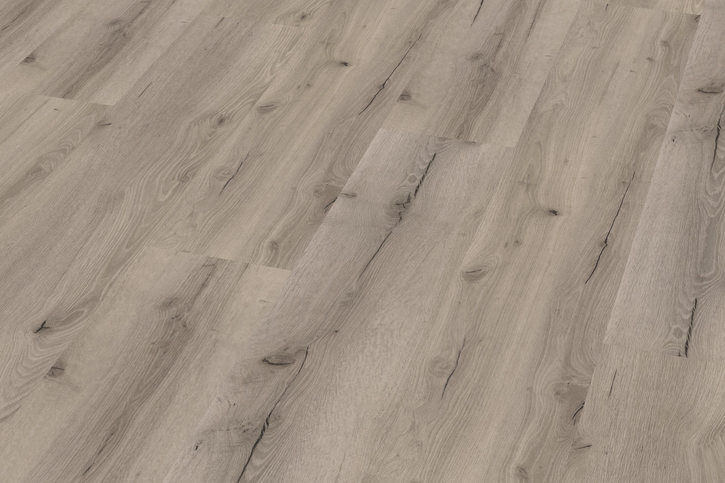 Klick-Vinyl Eiche Vinylboden Holzoptik 152x22.8 cm Stonewashed XL helle Eiche grau-braun