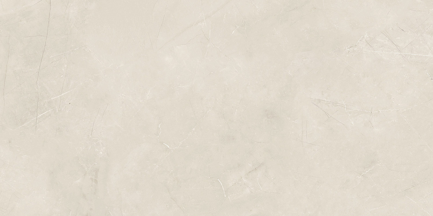 Fliese Steinoptik beige poliert "Magda Marfil" Feinsteinzeug rektifiziert